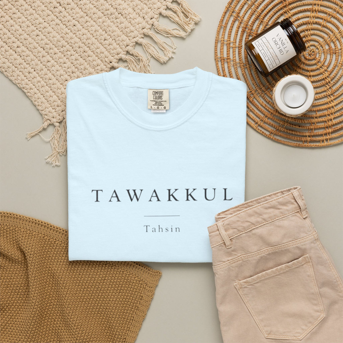 TAWAKKUL Minimalist Heavyweight Tee | Tahsin