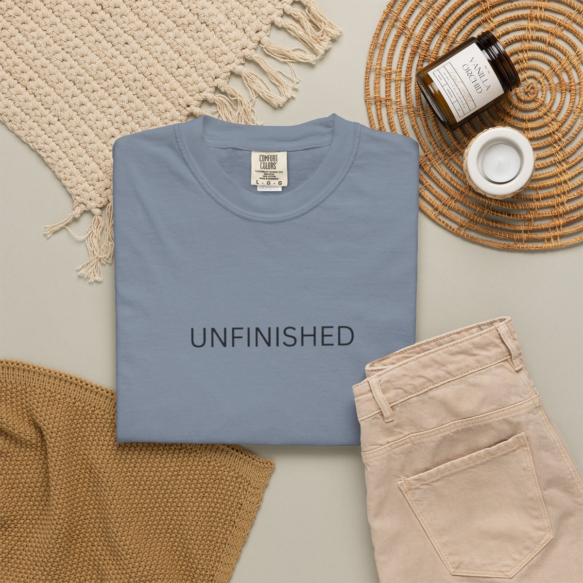 UNFINISHED — A Minimalist T-Shirt for Those Still Becoming