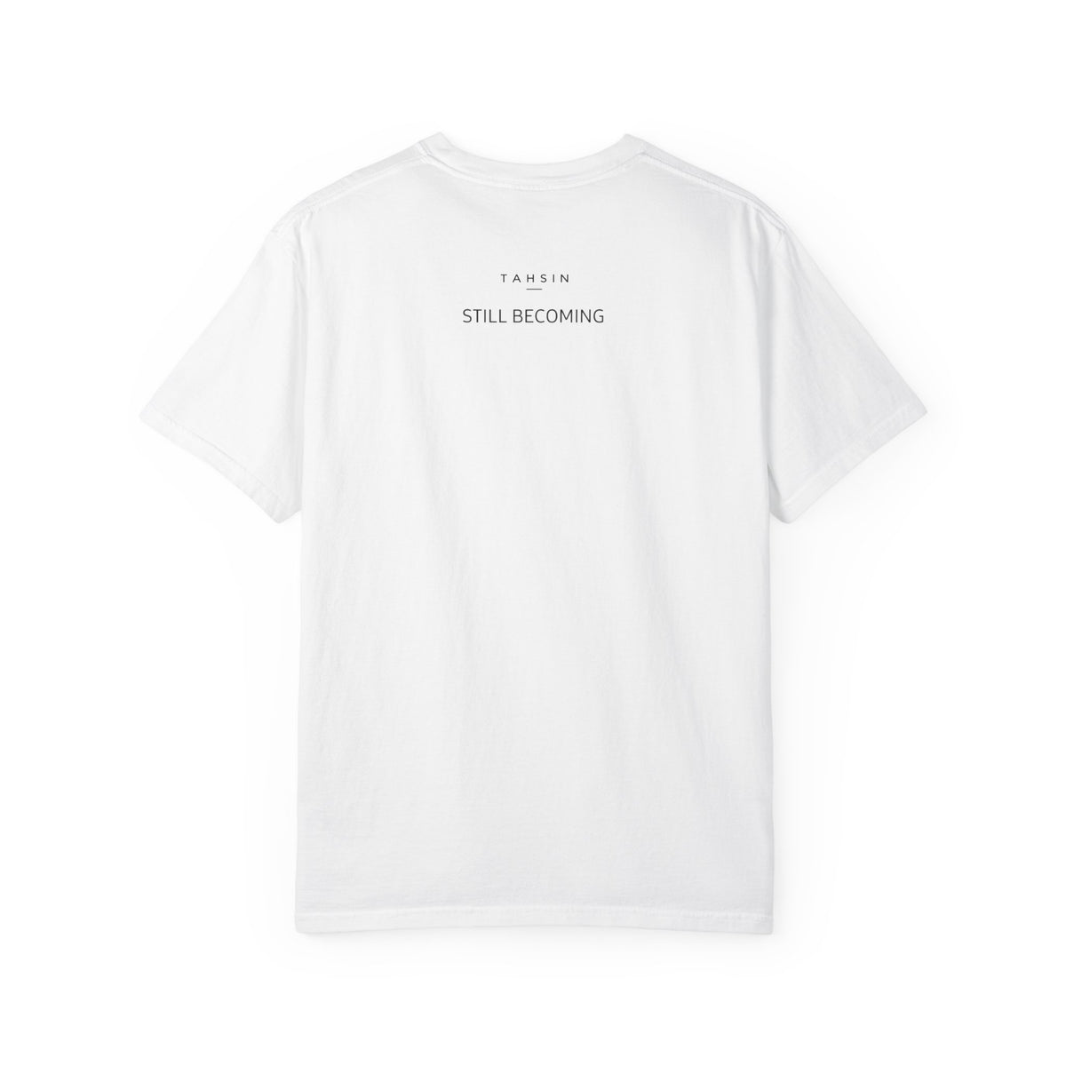 UNFINISHED — A Minimalist T-Shirt for Those Still Becoming