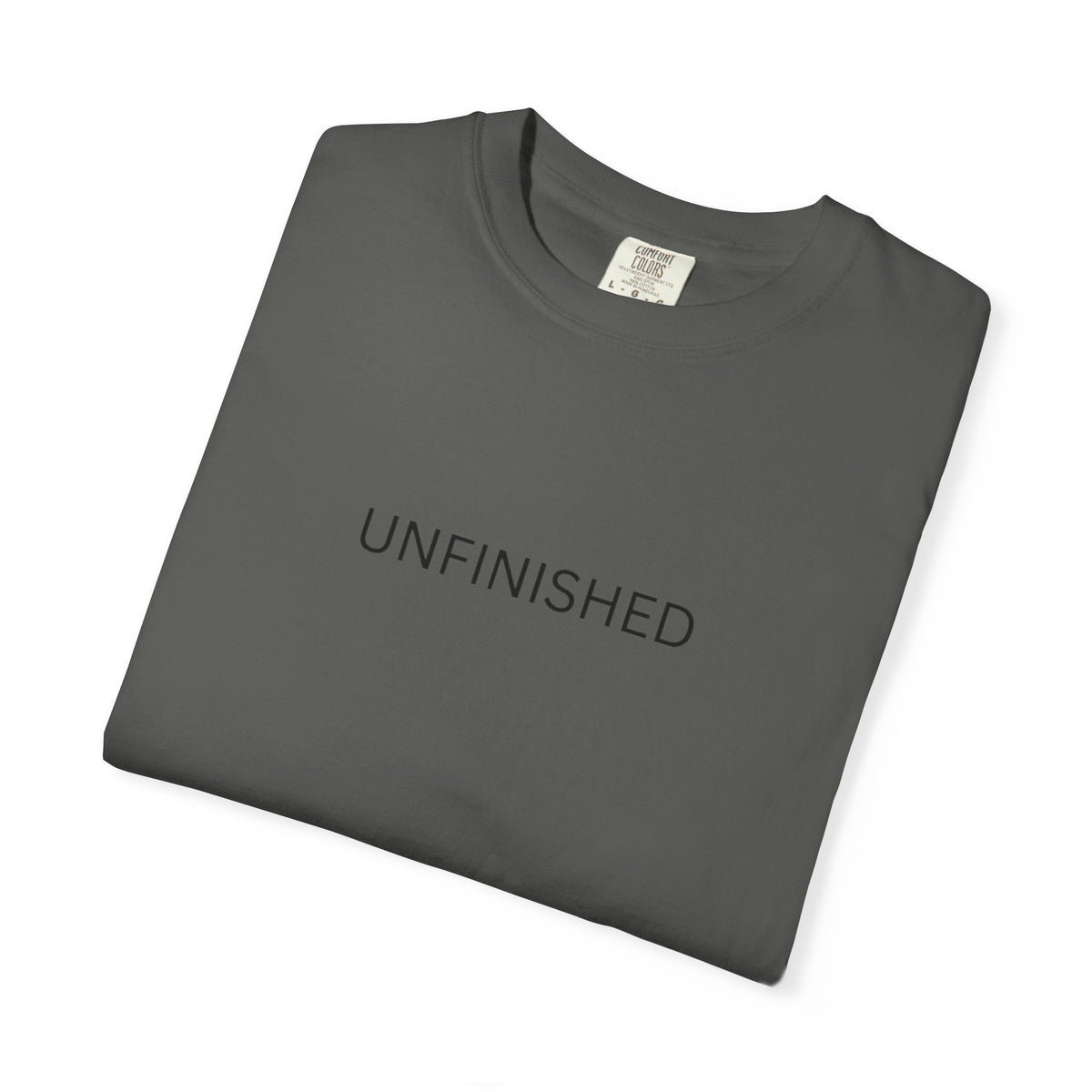 UNFINISHED — A Minimalist T-Shirt for Those Still Becoming