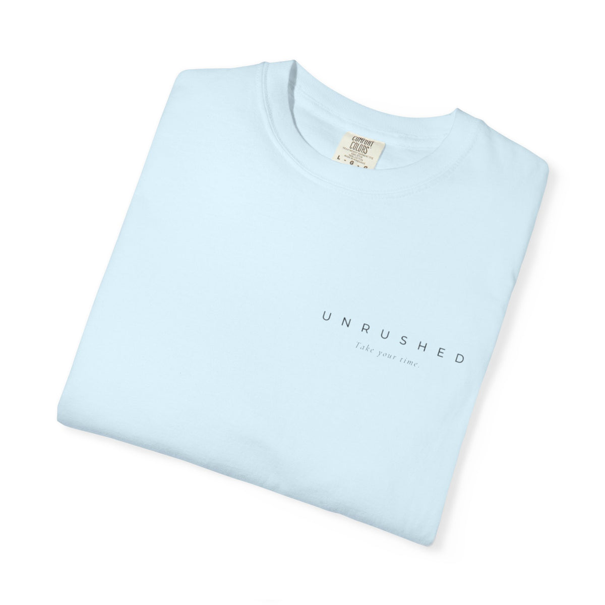 Tahsin UNRUSHED — “Take Your Time” | Premium Minimalist T-Shirt
