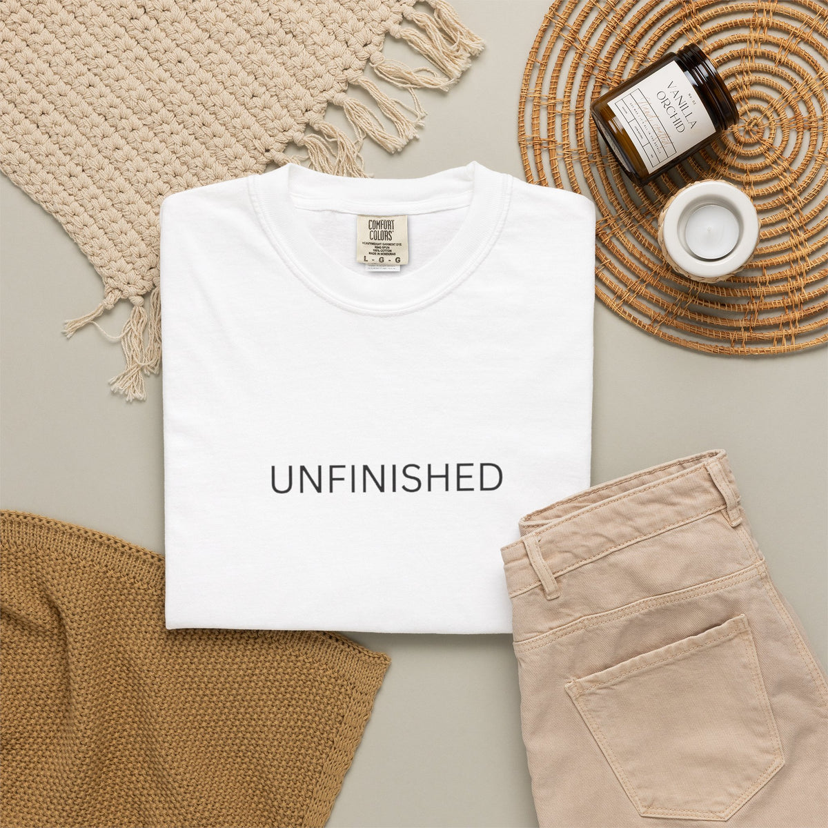 UNFINISHED — A Minimalist T-Shirt for Those Still Becoming