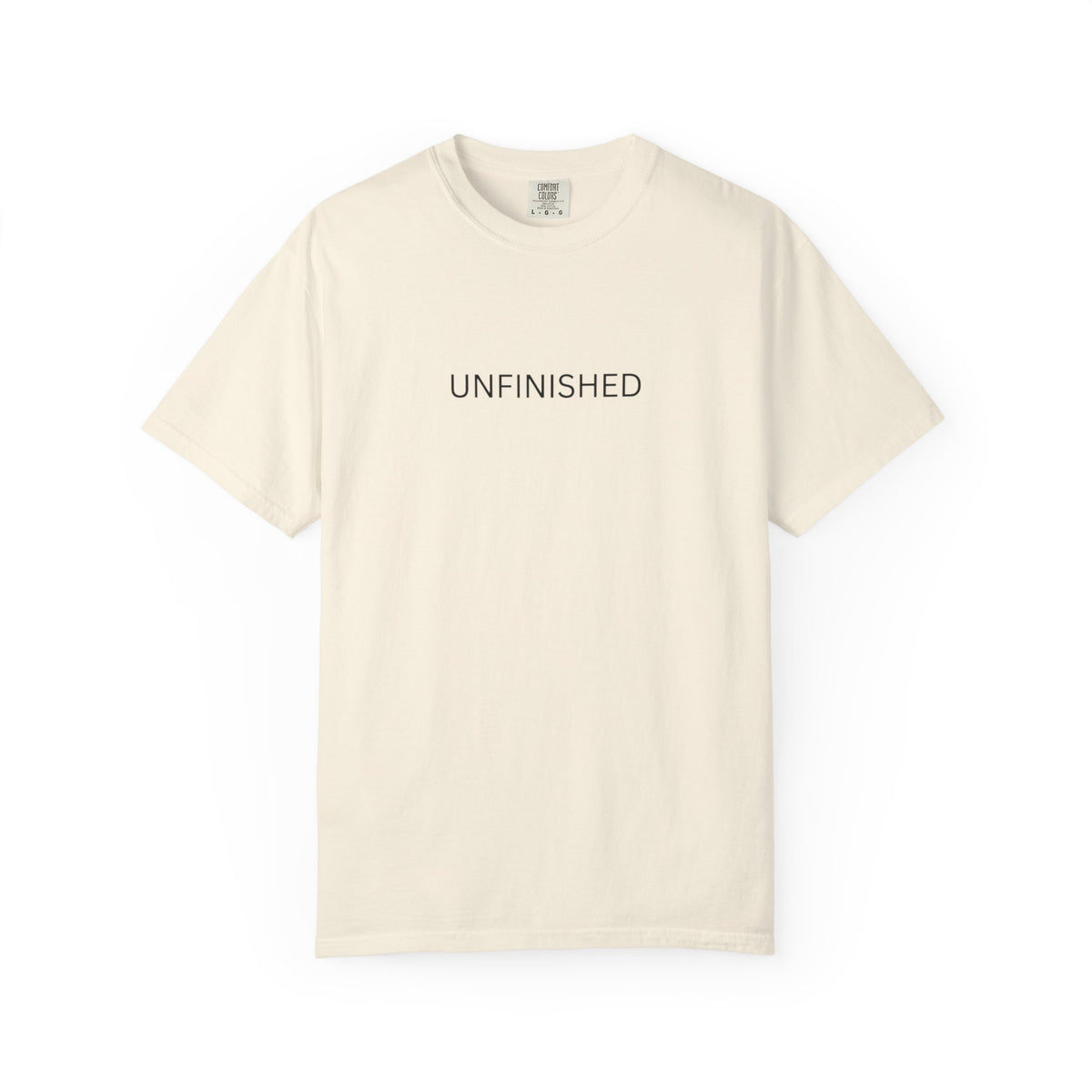UNFINISHED — A Minimalist T-Shirt for Those Still Becoming
