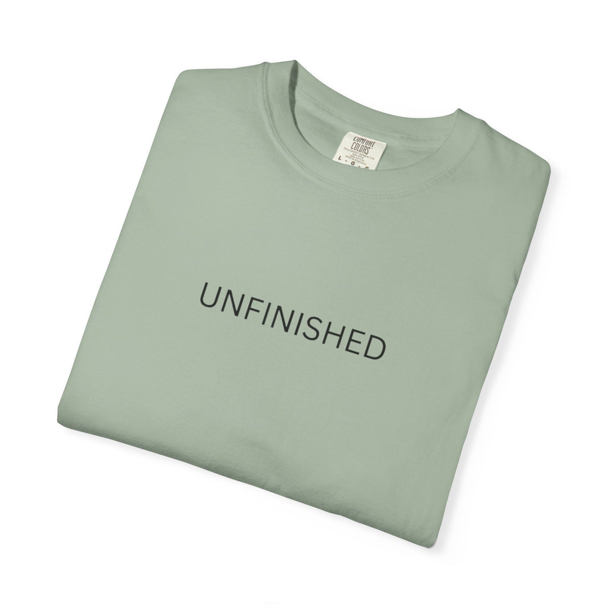 UNFINISHED — A Minimalist T-Shirt for Those Still Becoming