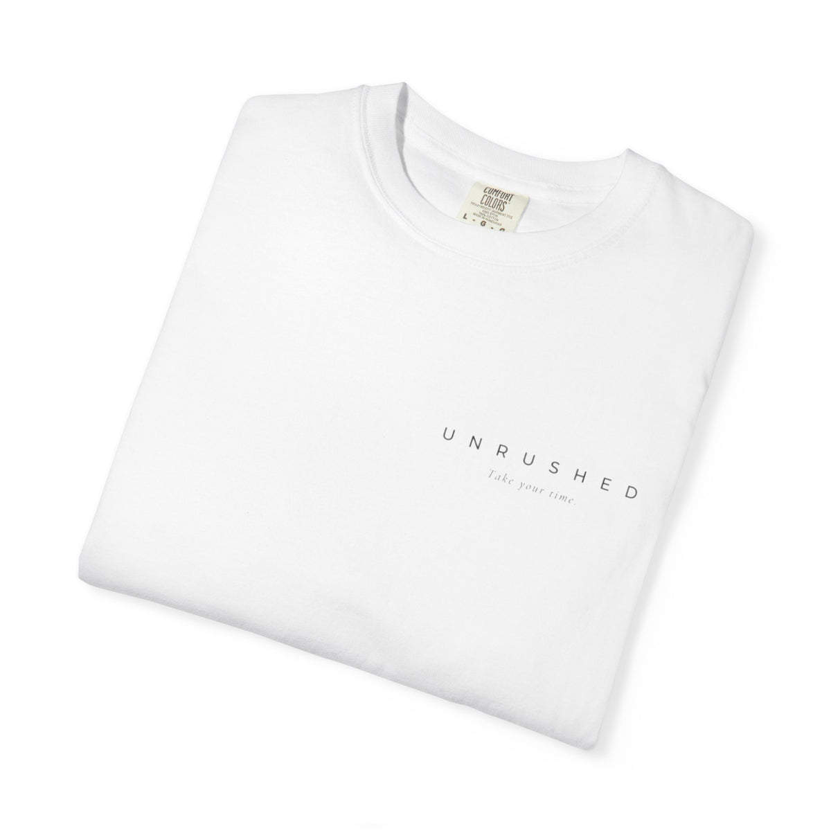 Tahsin UNRUSHED — “Take Your Time” | Premium Minimalist T-Shirt
