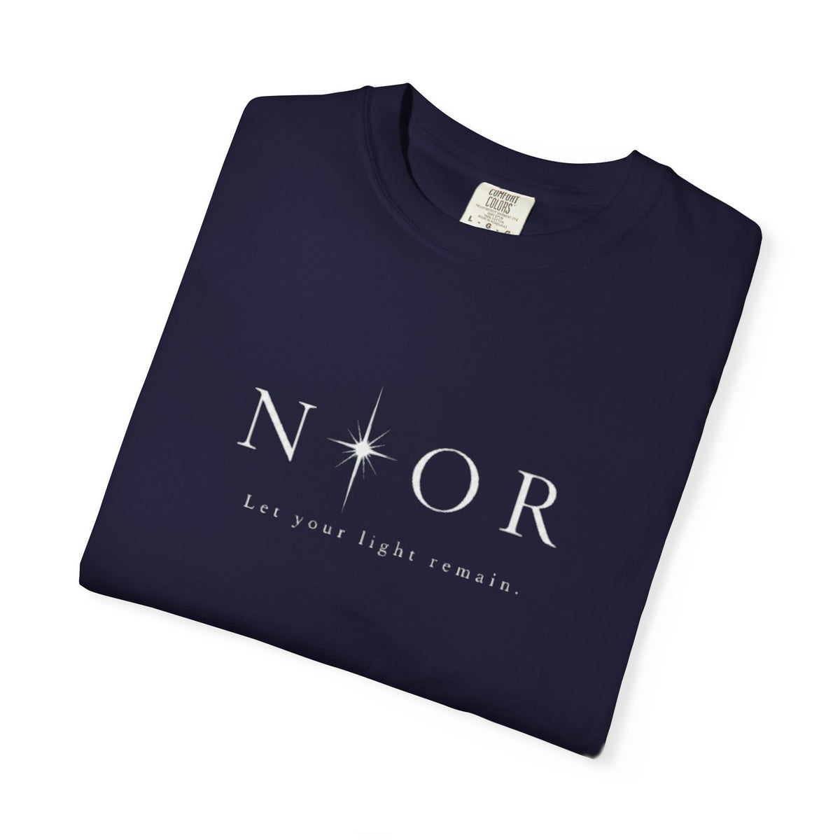 NOOR — Let Your Light Remain | Minimalist Graphic T-Shirt