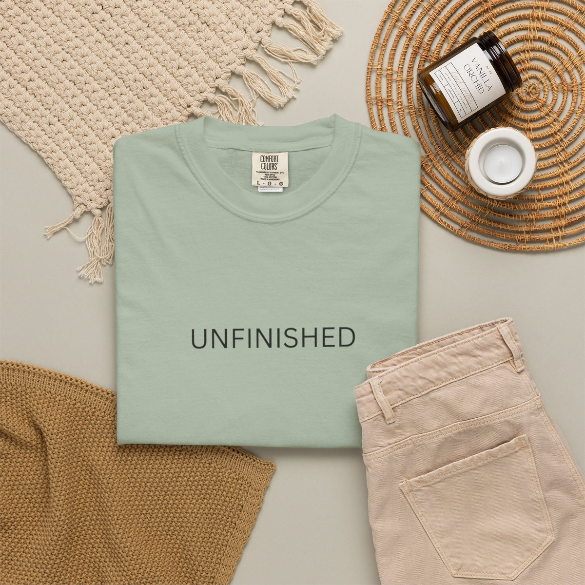 UNFINISHED — A Minimalist T-Shirt for Those Still Becoming