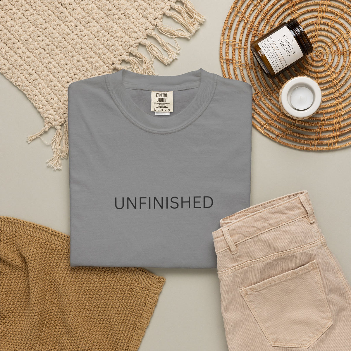 UNFINISHED — A Minimalist T-Shirt for Those Still Becoming