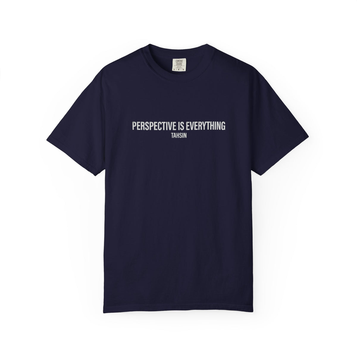 Tahsin "Perspective is Everything" Garment-Dyed Heavyweight Tee