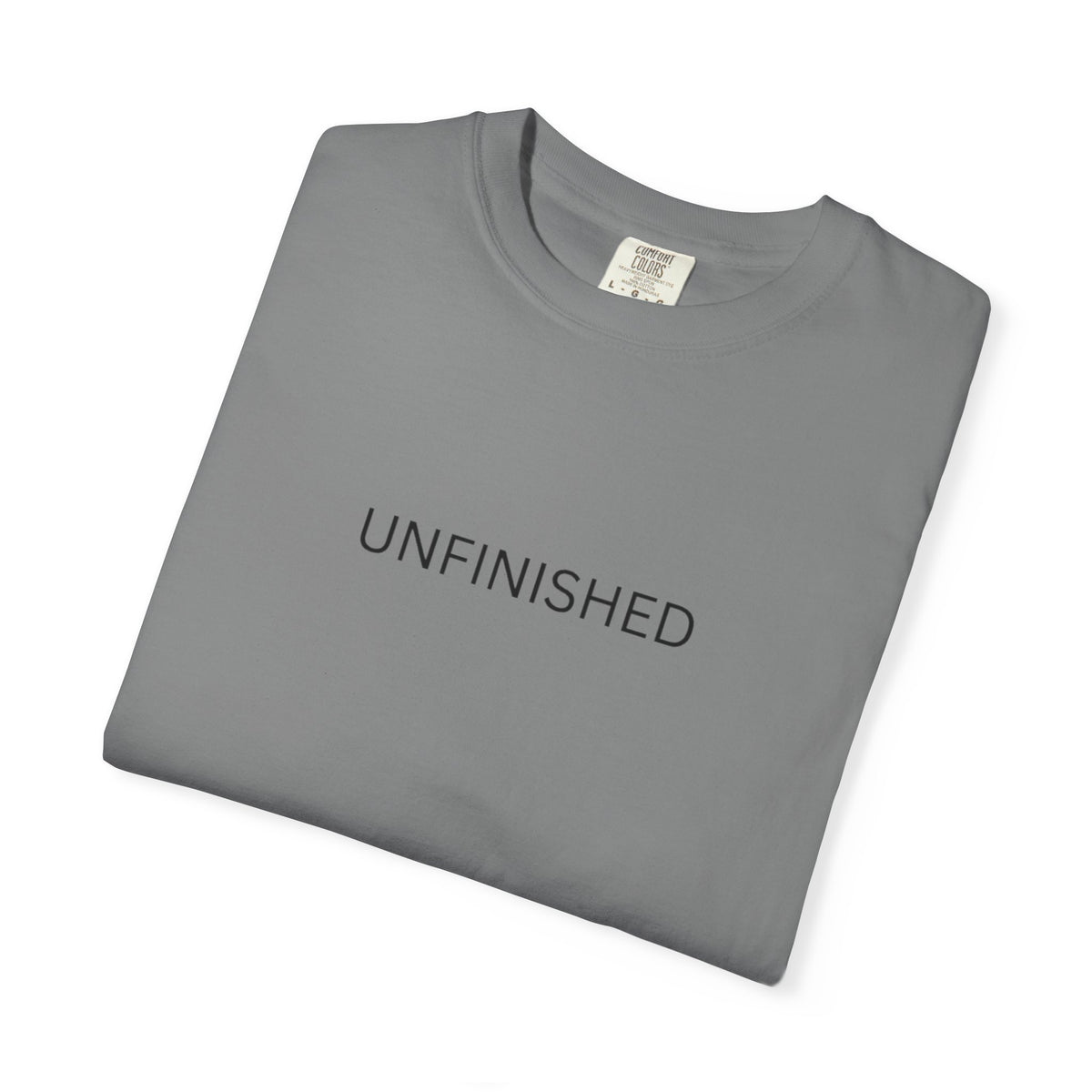 UNFINISHED — A Minimalist T-Shirt for Those Still Becoming