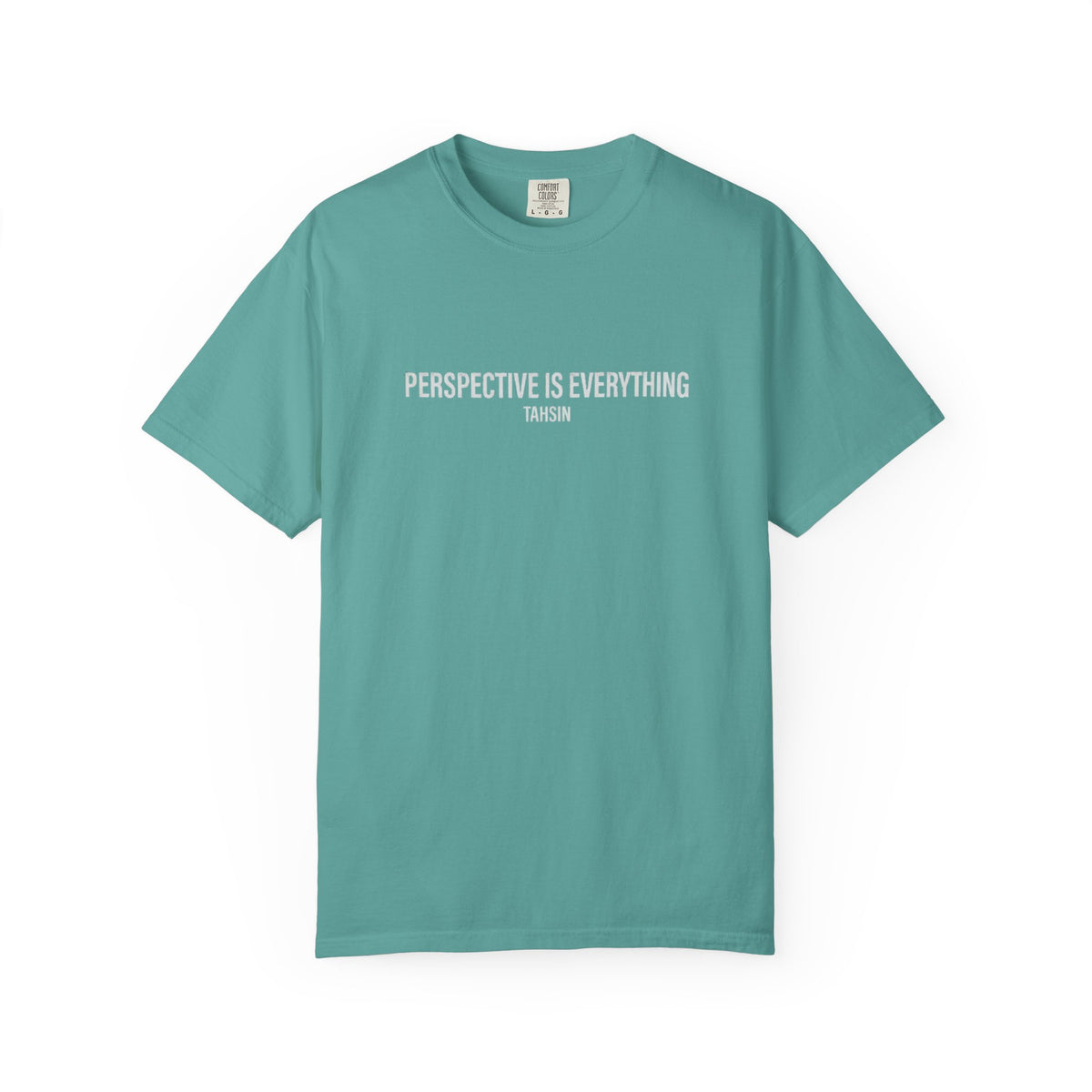 Tahsin "Perspective is Everything" Garment-Dyed Heavyweight Tee