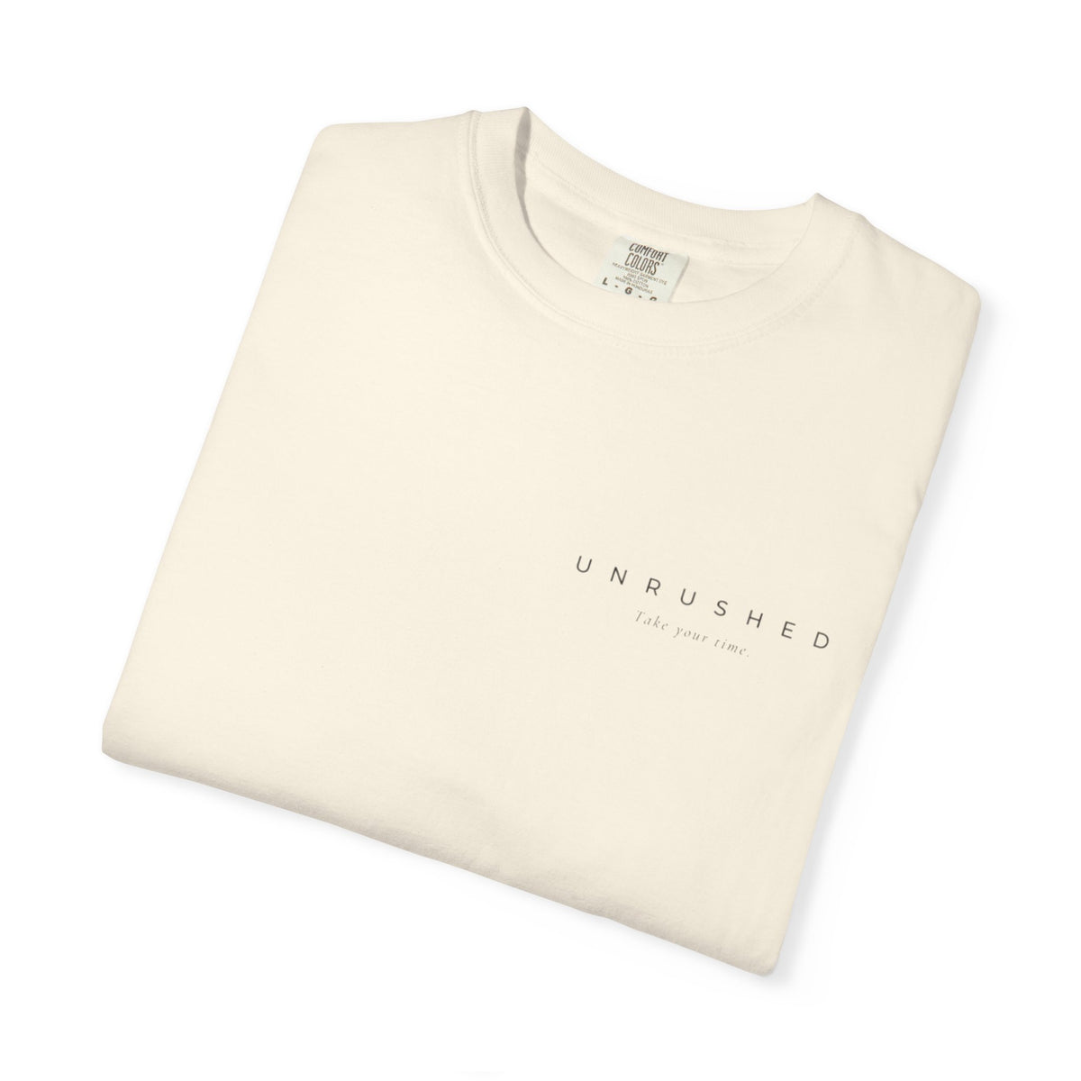 Tahsin UNRUSHED — “Take Your Time” | Premium Minimalist T-Shirt